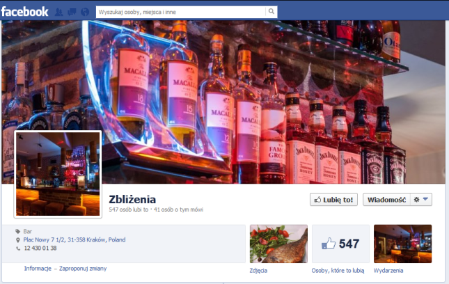 Fanpage Zbliżenia