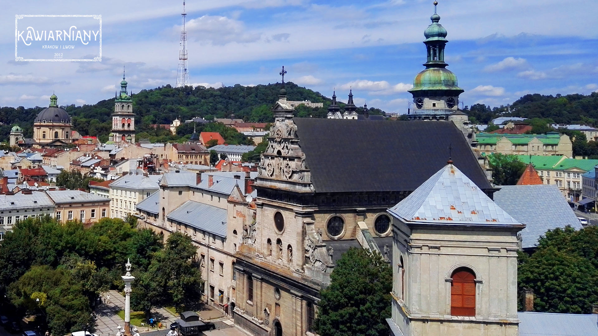 Lwów - widok na Lwów