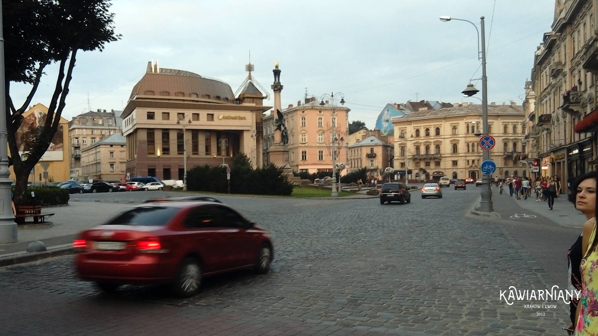 Lwów - pomnik Adama Mickiewicza