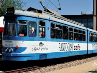 Pantograf Cafe - kawiarnia w tramwaju w Krakowie