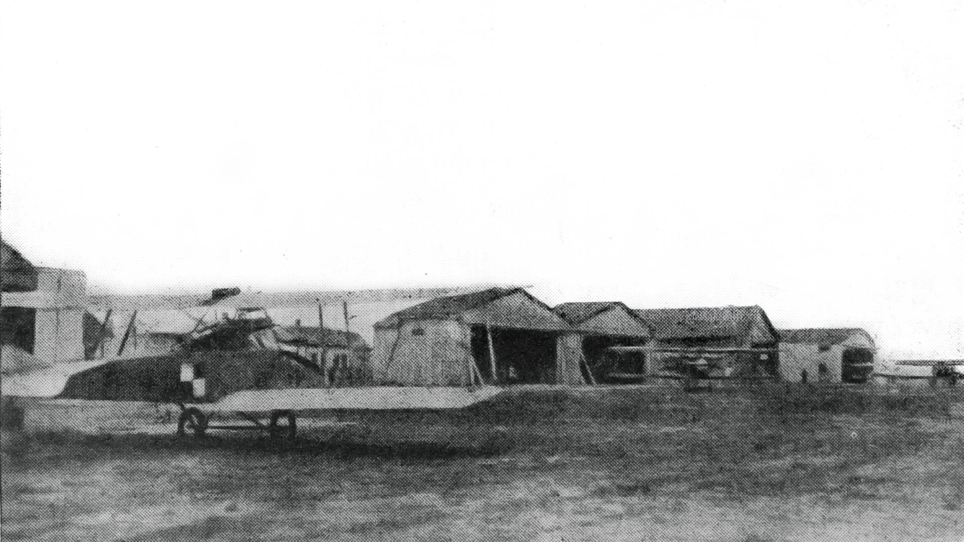 Lotnisko Lewandówka we Lwowie, 1918, fot. Domena Publiczna, Tadeusz Florjański