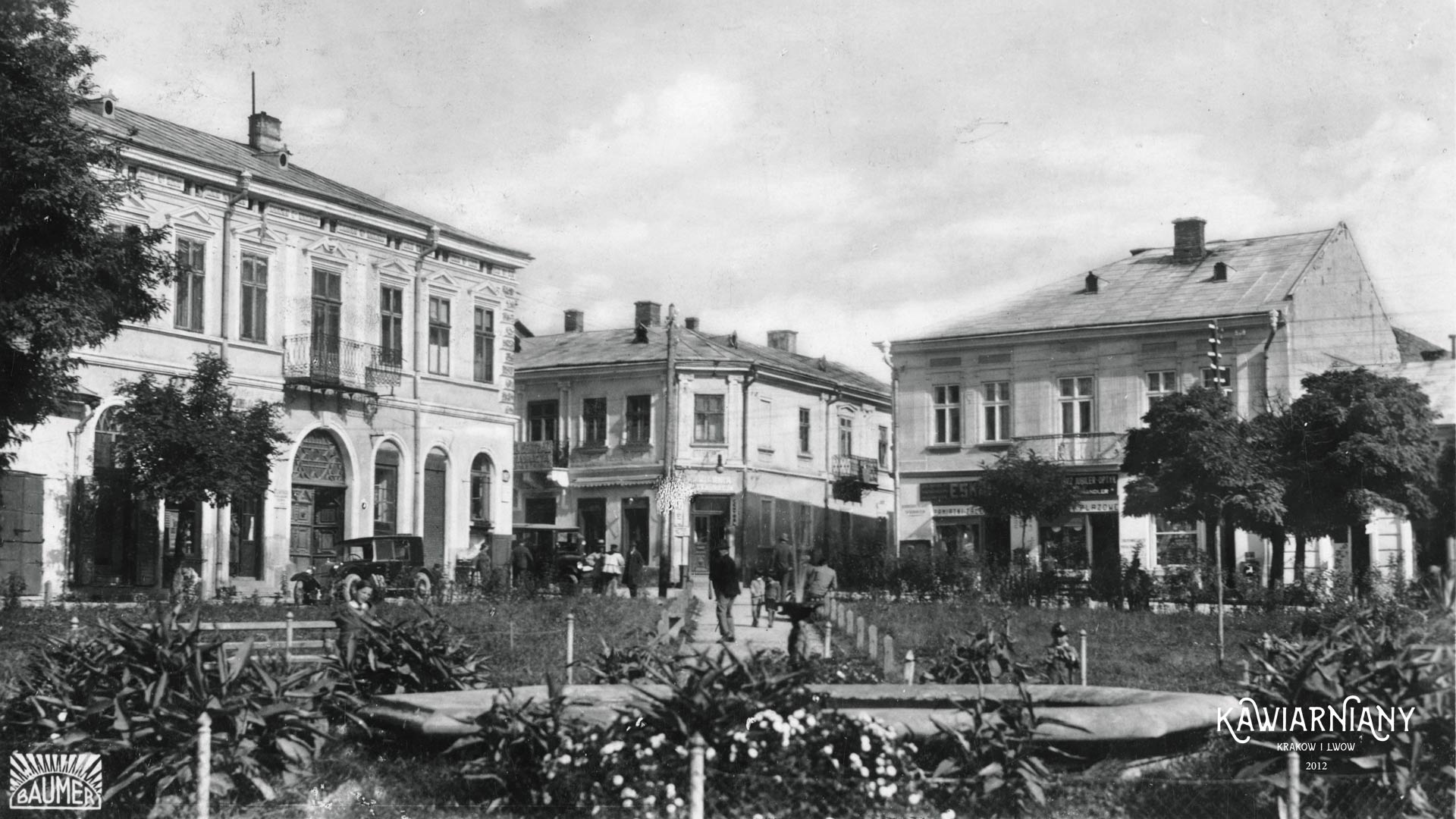 Zaleszczyki, Rynek, 1934, fot. w Domenie Publicznej, Maurycy Baumer