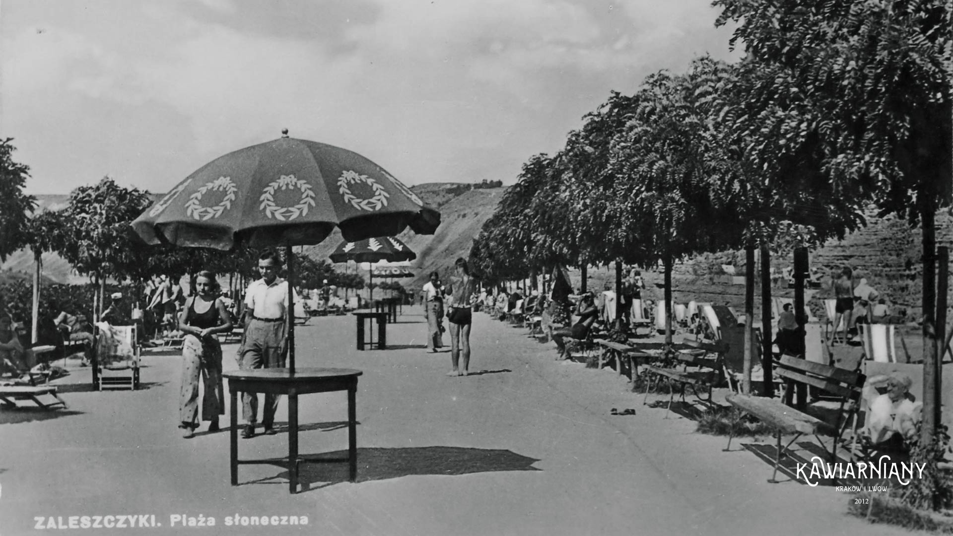  Plaża Słoneczna, 1937 rok. Fot. Domena Publiczna