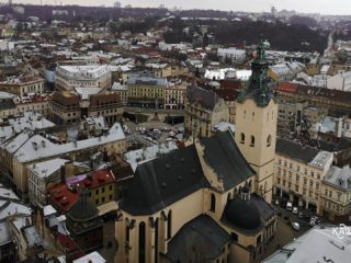 Panorama Lwowa - widok na Lwów
