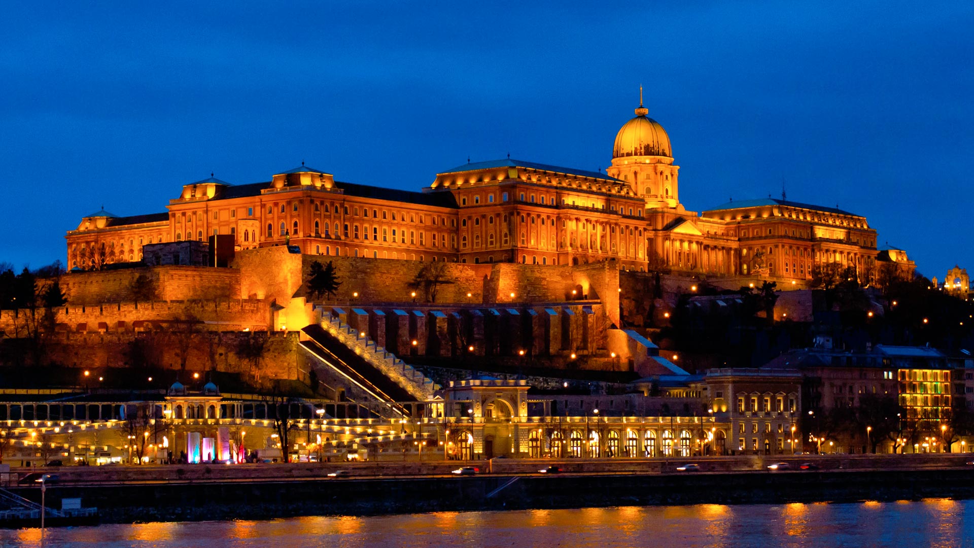 Budapeszt nocą zdjęcia