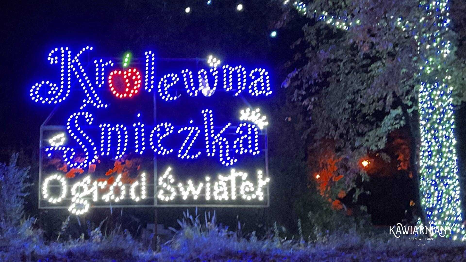 Królewna Śnieżka Ogród Świateł Kraków. Parking, ceny, bilety, godziny otwarcia